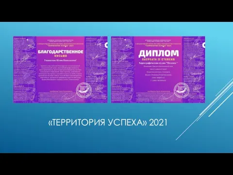 «ТЕРРИТОРИЯ УСПЕХА» 2021