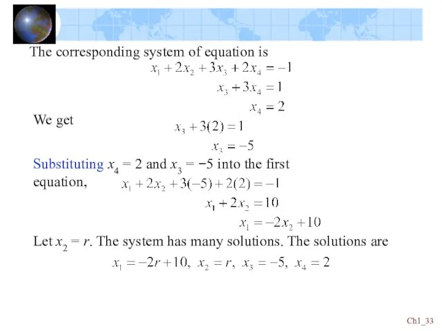 Ch1_ The corresponding system of equation is