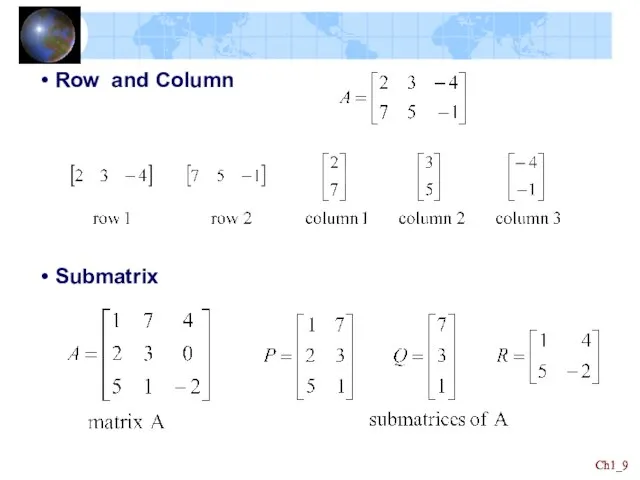 Ch1_ Ch1_ Submatrix Row and Column