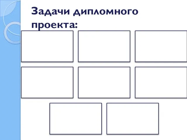 Задачи дипломного проекта: