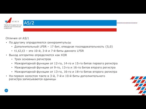 У Г А Т У А5/2 Уфимский государственный авиационный технический университет Отличия