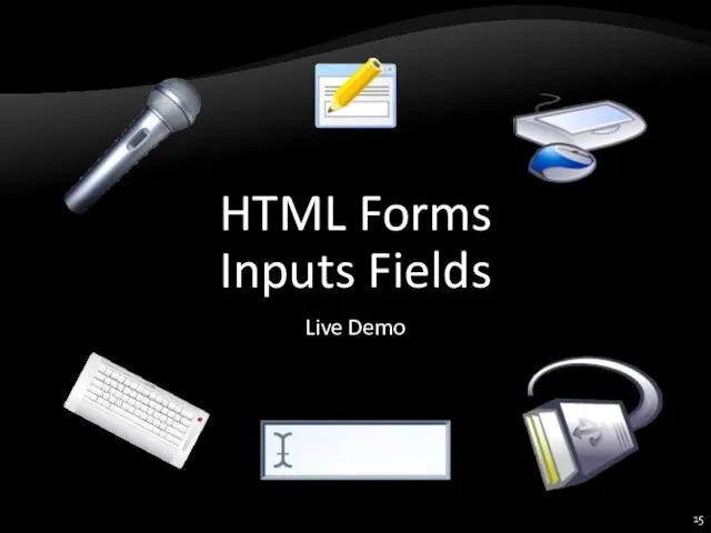 HTML Forms Inputs Fields Live Demo