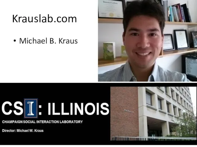 Krauslab.com Michael B. Kraus