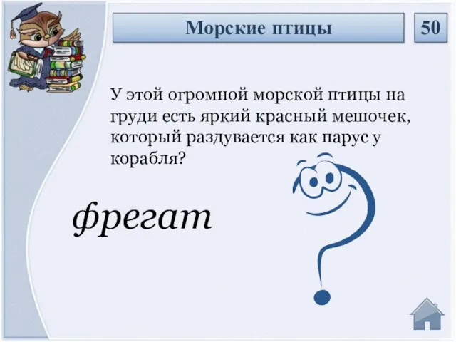 фрегат У этой огромной морской птицы на груди есть яркий красный мешочек,