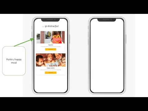 ... și distracția! Pentru happy meal