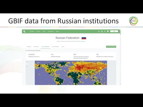 GBIF data from Russian institutions
