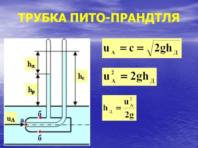 ТРУБКА ПИТО-ПРАНДТЛЯ