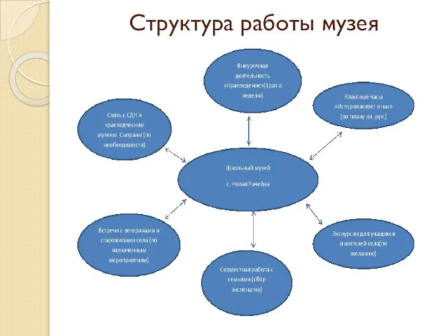 Структура работы музея