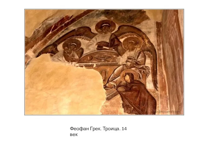 Феофан Грек. Троица. 14 век