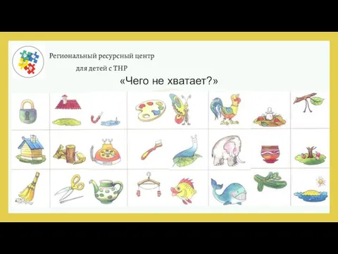 Региональный ресурсный центр для детей с ТНР «Чего не хватает?»