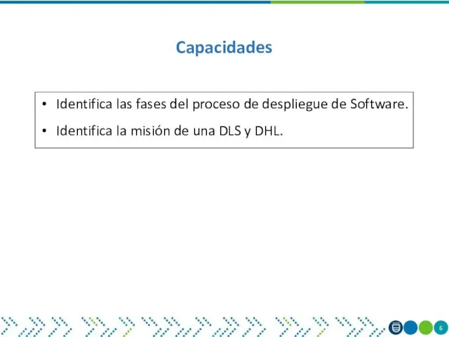 Capacidades Identifica las fases del proceso de despliegue de Software. Identifica la