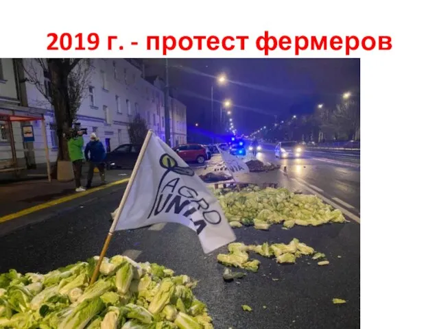 2019 г. - протест фермеров