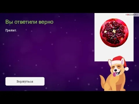 Вы ответили верно Гранат. Вернуться