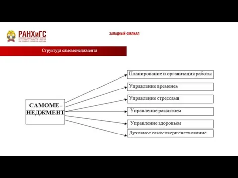 Структура самоменеджмента