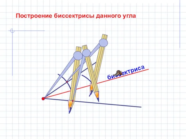 биссектриса Построение биссектрисы данного угла