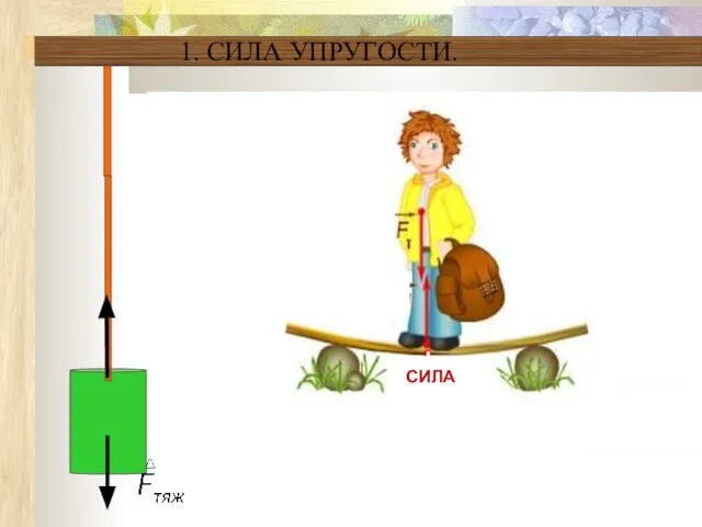 1. СИЛА УПРУГОСТИ.