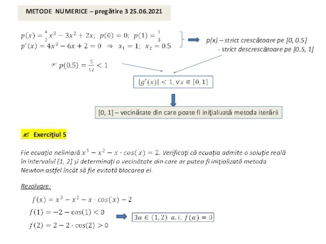 p(x) – strict crescătoare pe [0, 0.5] - strict descrescătoare pe [0.5,