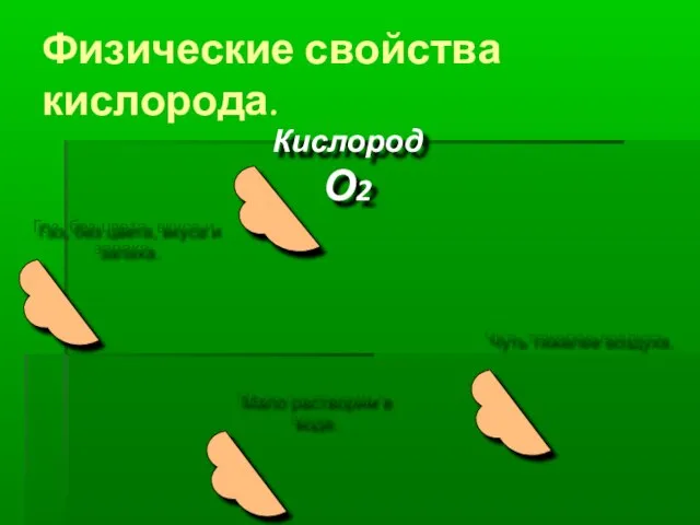 Физические свойства кислорода. Кислород О2 Газ, без цвета, вкуса и запаха. Чуть