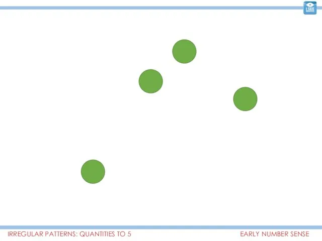 EARLY NUMBER SENSE IRREGULAR PATTERNS: QUANTITIES TO 5