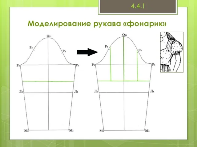 Моделирование рукава «фонарик» 4.4.1