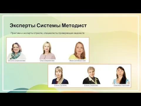 Эксперты Системы Методист Практики и эксперты отрасли, специалисты проверяющих ведомств