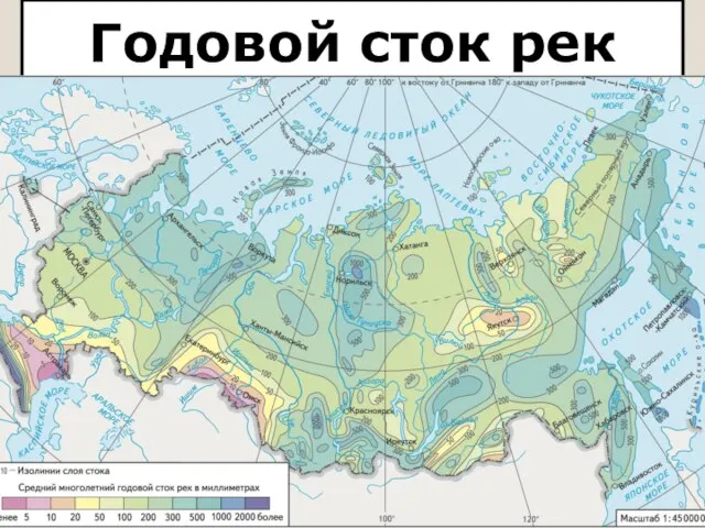 Годовой сток рек