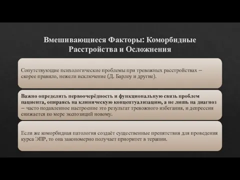 Вмешивающиеся Факторы: Коморбидные Расстройства и Осложнения