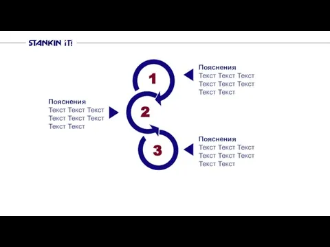 2 1 3 Пояснения Текст Текст Текст Текст Текст Текст Текст Текст