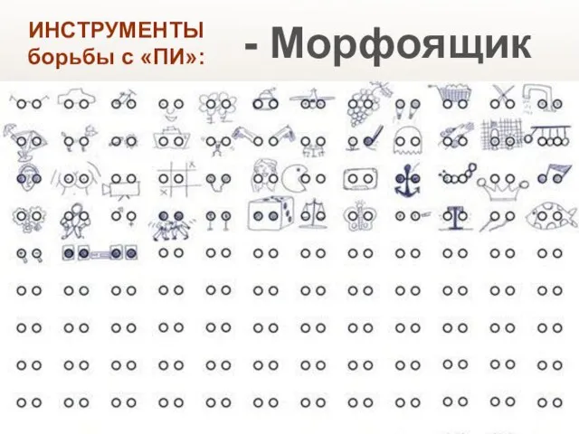 ИНСТРУМЕНТЫ борьбы с «ПИ»: - Морфоящик