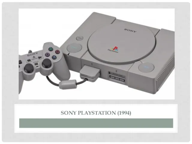 SONY PLAYSTATION (1994)