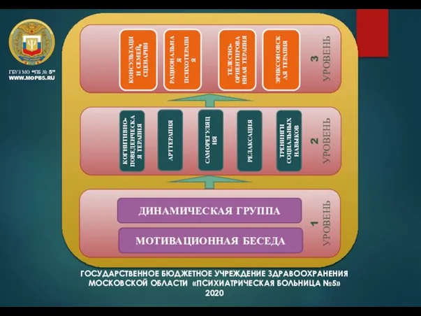 ГОСУДАРСТВЕННОЕ БЮДЖЕТНОЕ УЧРЕЖДЕНИЕ ЗДРАВООХРАНЕНИЯ МОСКОВСКОЙ ОБЛАСТИ «ПСИХИАТРИЧЕСКАЯ БОЛЬНИЦА №5» 2020 ГБУЗ МО