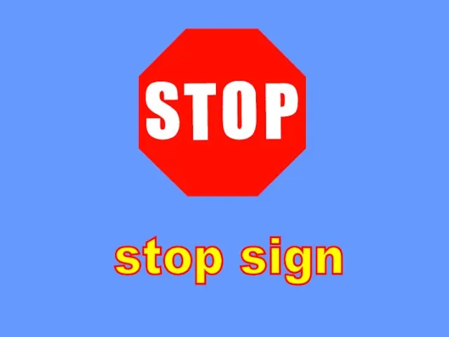 stop sign