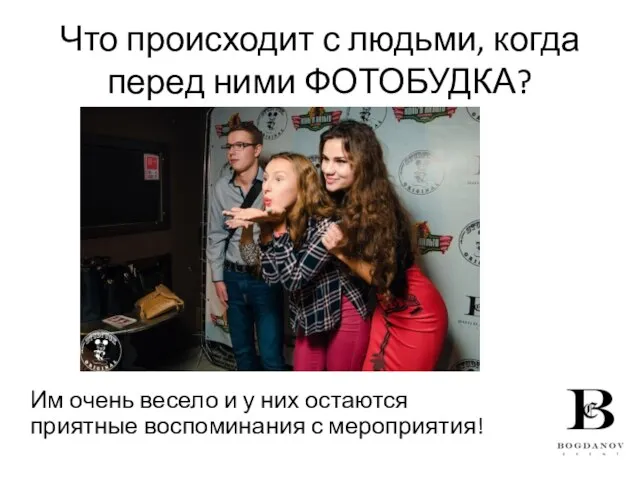 Что происходит с людьми, когда перед ними ФОТОБУДКА? Им очень весело и