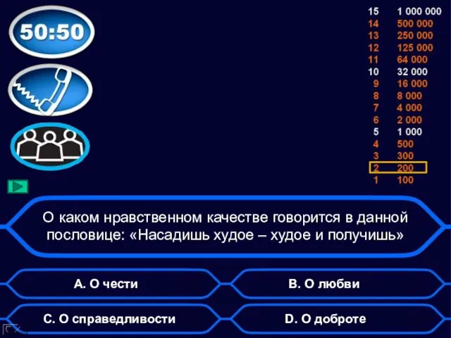 О каком нравственном качестве говорится в данной пословице: «Насадишь худое – худое