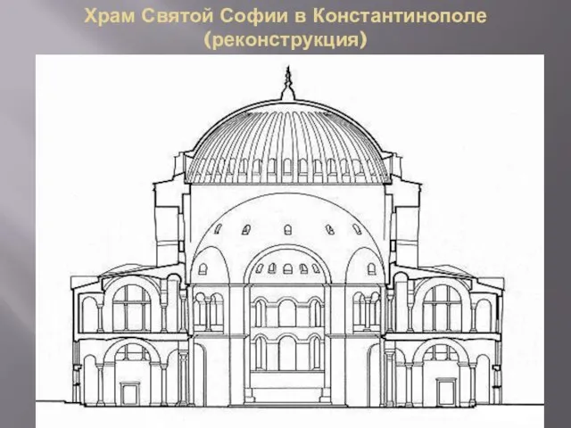Храм Святой Софии в Константинополе (реконструкция)
