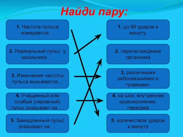 Найди пару: