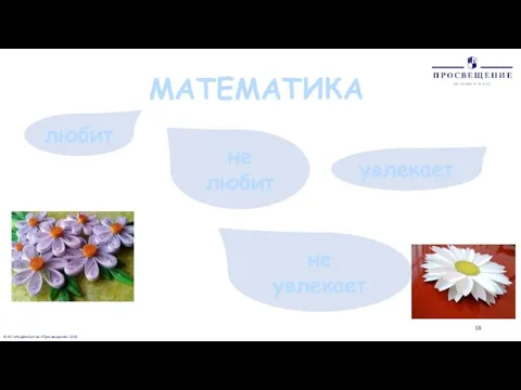 © АО «Издательство «Просвещение» 2020 МАТЕМАТИКА любит увлекает не увлекает не любит