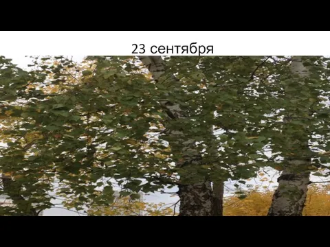 23 сентября