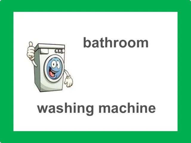 bathroom washing machine