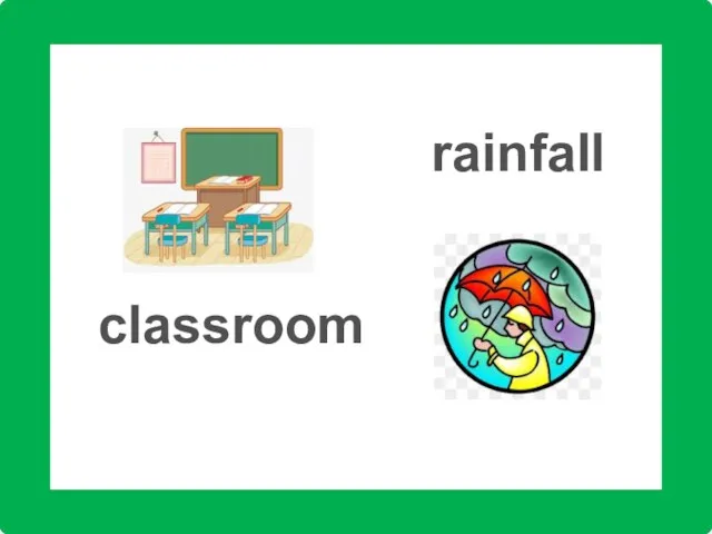 classroom rainfall