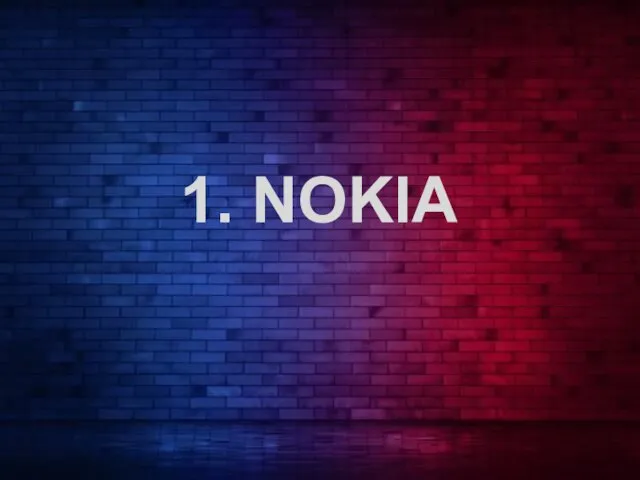 1. NOKIA