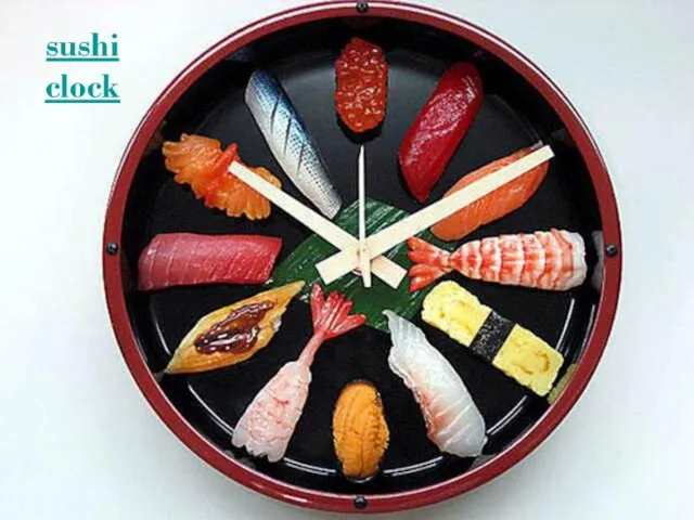 sushi clock