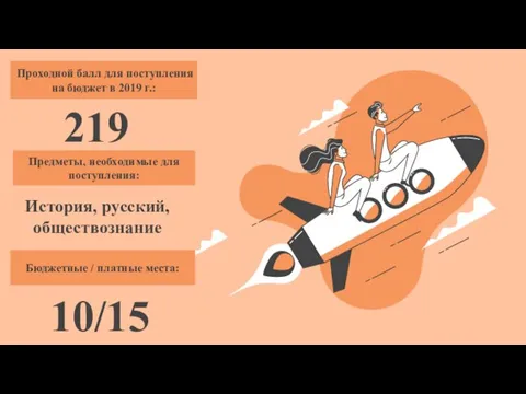 История, русский, обществознание 219 Проходной балл для поступления на бюджет в 2019