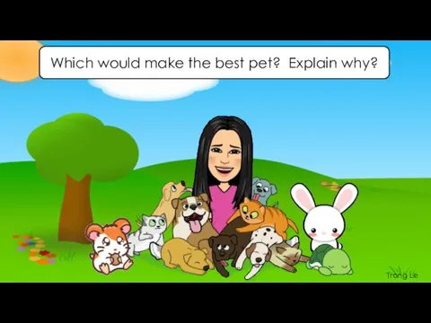 Which would make the best pet? Explain why? Trang Le