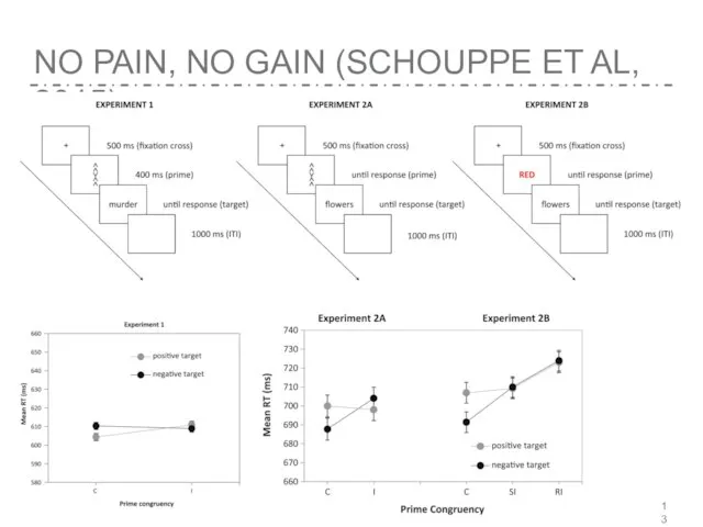 NO PAIN, NO GAIN (SCHOUPPE ET AL, 2015)