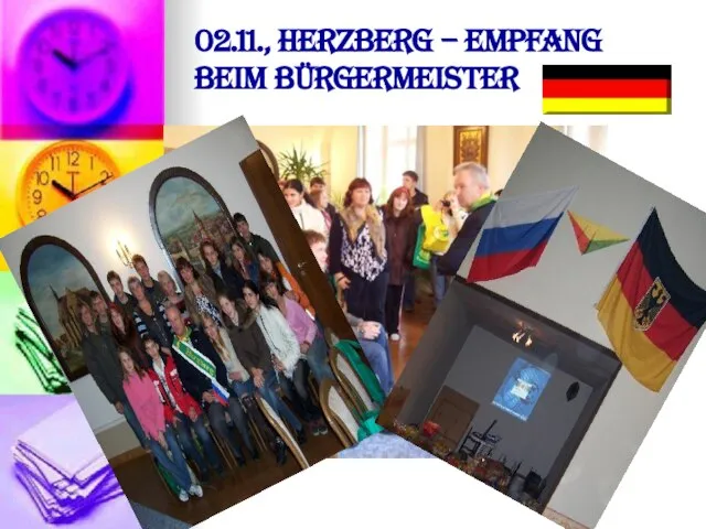 02.11., Herzberg – Empfang beim Bürgermeister