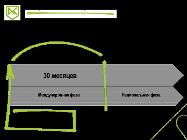 Возможность смены заявителя Международная фаза 30 месяцев Национальная фаза Включение новых заявителей