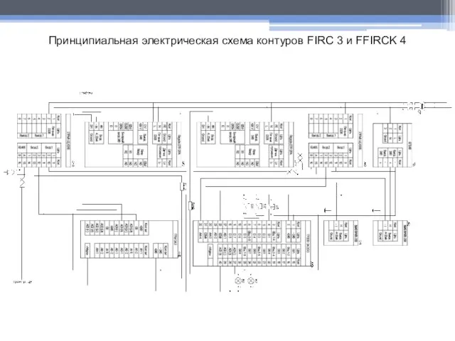 Принципиальная электрическая схема контуров FIRC 3 и FFIRCK 4