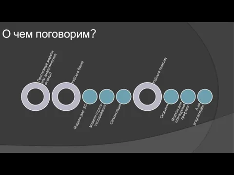 О чем поговорим?