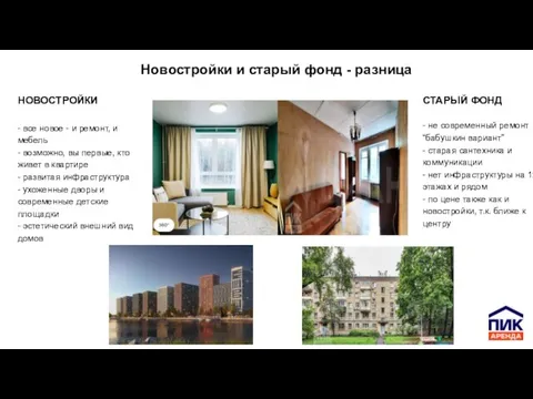 Новостройки и старый фонд - разница СТАРЫЙ ФОНД - не современный ремонт